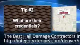 Hail Damage Contractor Thornton