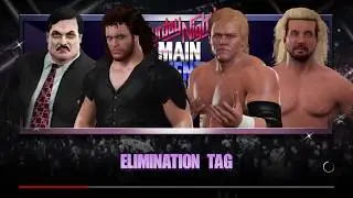 WWE 2K17 Undertaker '91,Paul Bearer VS Sycho Sid,DDP Elimination Tag Match