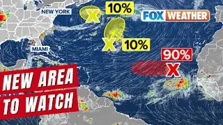 Tropical Depression Five Likely To Form Soon As New Area To Watch Emerges In Atlantic