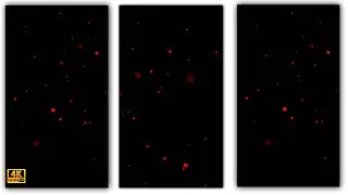 Red Particles 4K Video Background Effect | Black Screen Effect Smooth red dust particles background