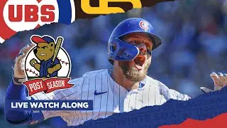 LIVE: Chicago Cubs vs San Diego Padres Wild Card Series Game 1 Watchalong! | CHGO Cubs Podcast