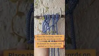 Double half hitch knot video / tutorial / Basic Knots / 2020 / Quarantine creatives / Learn