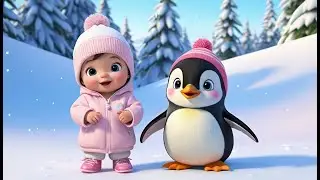 Penguin New Year Snowy Song | Winter New Year Song for Toddlers & Preschoolers | Kids Nursery Rhyme