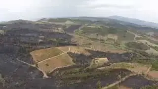 Vista A&eacute;rea Inc&ecirc;ndio de Roios 2015