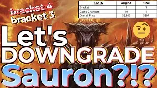 LET'S DOWNGRADE SAURON! EDH Deckbuilding Guide Tech Reduce Power Level Bracket Budget for beginners