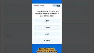 QCM R&eacute;seaux informatique 5