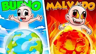 BEBE NOOB SE CONVIERTE SUPER VILLANO MALVADO en ROBLOX! 😇😈 GENIO MALVADO