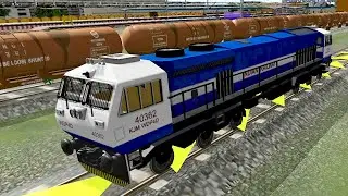 Powerful Engine Startup 💥 | WDP4B Coupling, Track Change & Loco Reversal | Rajdhani Express
