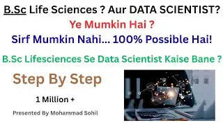 Life Sciences to Data Science 🚀 | 20 LPA Package | B.Sc Students Must Watch | #datascience #job