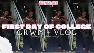 First Day of Junior Year College GRWM + Vlog 💕 (College Diaries)| Tuskegee University 