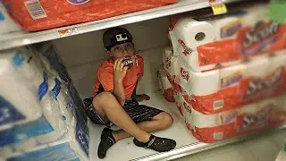 DOUBLE DECKER TOILET PAPER FORT!!