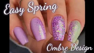 Easy Spring Verticle Ombre with Dip Powder