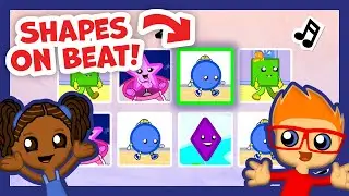 Say The Shape On Beat! | Level 1 | Easy Medium Hard | Preschool Prep Company