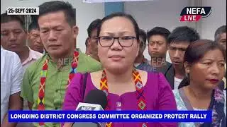 LONGDING DISTRICT CONGRESS COMMITTEE ORGANIZED PROTEST RALLY