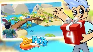 RoPets New Beautiful Beach Area + Day 4 Surprise Gift in Roblox
