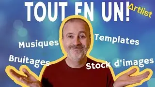 Des musiques, des bruitages, des images, des templates... avec Artlist⎟Tuto DaVinci Resolve