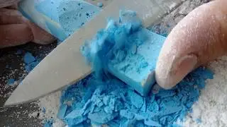 ASMR More Dry Chalk Cutting *Loud Sounds and some background crazy sounds