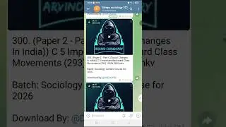 sleepy classes sociology optional telegram link