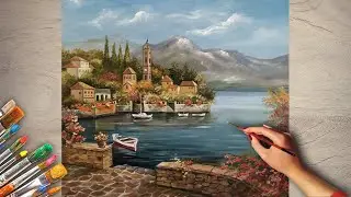 Italy Landscape | Oil Painting