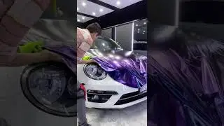 Wrapping beetle                                #wrap #vinylwraps #vinyl #volkswagen #wrappingmachine
