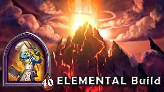 1st Place with Crazy ELEMENTAL Build in Hearthstone BATTLEGROUNDS | Cookie the Cook @TGW