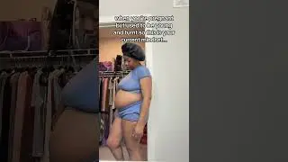 YOU&rsquo;VE GOT RESPONSIBILITIES NOW😂 POV: FIRST TIME MOM MINDSET KICKING IN🤰🏽💜 #pregnancy #pregnant