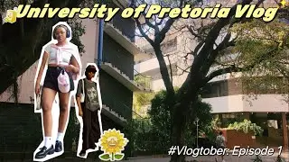 University of Pretoria (Tuks) Campus Life: #Vlogtober Episode 1 📚✨