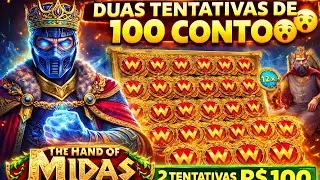 2 TENTATIVAS DE 100 NO ⚡️THE HAND OF MIDAS 😱🔥