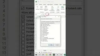 protect you excel worksheet #exceltricks #exceltips #protect