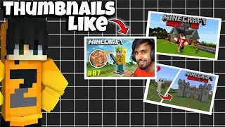 Professional Minecraft Thumbnails🔥in Under 10 Minutes (2026) 🔥 @TechnoGamerzOfficial