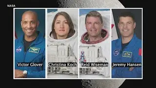 NASA introduces 1st moon crew in 50 years