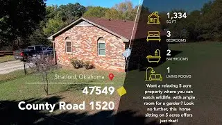 Listing Video | 47549 County Road 1520 Stratford, OK
