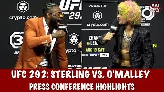 Aljamain Sterling vs. Sean O'Malley Press Conference Highlights UFC 292