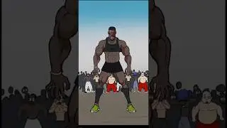 ASHTON HALL vs 1 GORILLA #popular #motivation #funny #laugh