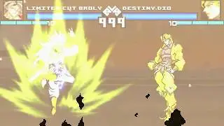 Mugen - Limiter Cut Broly (12P) vs Destiny Dio (12P)