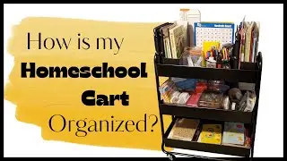Inside My Homeschooling Cart: A Practical Way To Organize Your Daily Homeschool Supplies