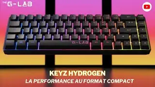 The G-LAB - Keyz Hydrogen 60% - Clavier gaming au format compact.