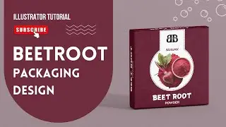 Beetroot Packaging Design Tutorial | Adobe Illustrator Product Label Design