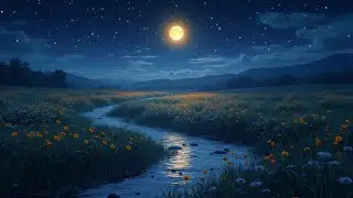 Nighttime Nature Sounds - Cricket Symphony - Deep Sleep & Relaxation