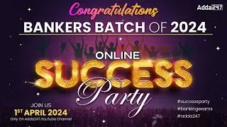 Congratulations Bankers 2023-24 | Celebrating Success | Adda247 Success Party