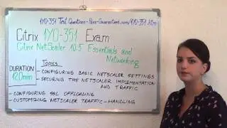 1Y0-351&ndash;Citrix Exam NetScaler 10.5 Test Essentials Questions