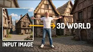 Turn ANY Image Into an Explorable 3D WORLD! [FREE & LOCAL]