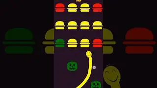 Snake Eat the Burger🤩🤣#games #funny #snakeeat #snakefood #gameplay #youtube