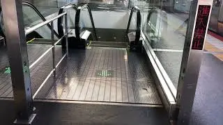 南海電鉄羽衣駅のエスカレーターその３【逆走防止ブザー】