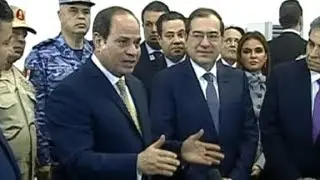 الرئيس السيسي يفتتح مرحلة الإنتاج المبكر من حقل ظهر