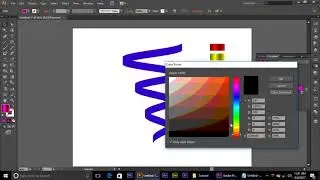 Tutorial Membuat Twist Ribbon With Color Gradient CS6