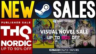 2 NEW STEAM SALES LIVE RIGHT NOW + GREAT HISTORIC LOW STEAM GAME DEALS!