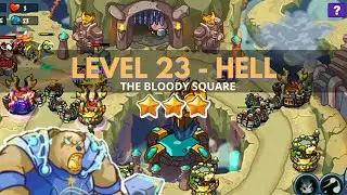 King of Defense: Level 23 HELL / THE BLOODY SQUARE / with basic heroes