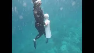 Préparation N4 mannequin avec apnée à 10m