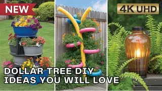 ✨ I Transformed My Garden with Cheap Summer Dollar Tree DIYs That Look EXPENSIVE - Will SHOCK You!💰